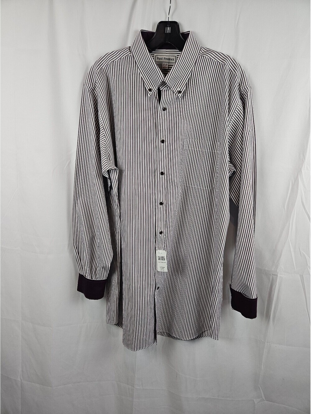 Paul Fredrick Slim Fit Two-Ply Cotton Shirt NWT